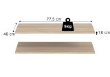 Kleiderschrank Swan in kaschmir Dreht�renschrank 3-t�rig 120 x 181 cm