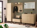 Garderobe Set 5-teilig Breda in Stone Eiche Garderobenkombination 215 cm