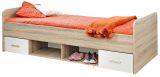 Kinderzimmer / Jugendzimmer Superior in wei� und Sonoma Eiche Komplett Set 4-teilig
