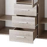Kinder-/Jugendzimmer Superior in wei� und Sonoma Eiche Komplett Set 4-teilig