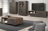 TV-Lowboard Oriana in Bronze und Rostoptik TV Unterteil 183 cm, Soft-Close