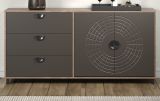 Sideboard Oriana in Bronze und RostoptikKommode 176 cm, Soft-Close