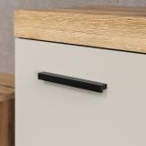 Waschbeckenunterschrank Celeste in Kaschmir und Evoke Eiche Badezimmer Unterschrank 72 cm