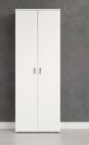 Mehrzweckschrank Purio in wei�, Besen- und Staubsaugerschrank 60 x 176 cm