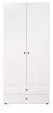 Kleiderschrank Purio in wei� Dreht�renschrank 2-t�rig 81 x 176 cm