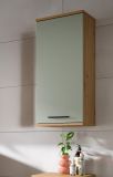 Badezimmer H�ngeschrank Bailey in Salbei und Artisan Eiche Badschrank 35 x 77 cm