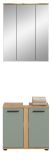 Badm�bel Set 2-teilig Bailey in Salbei und Artisan Eiche Badkombination 60 x 191 cm