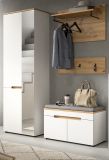 Garderobenpaneel Cooper in Artisan Eiche Set 2-teilig 80 cm