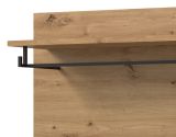 Garderobe Set 5-teilig Cooper in wei� und Artisan Eiche 175 cm, Soft-Close