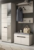Garderobenschrank Cooper in Kaschmir 65 x 190 cm variable Inneneinteilung, Soft-Close