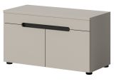 Garderobe Sitzbank Cooper in Kaschmir Garderobenbank 80 cm, Soft-Close