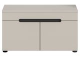Garderobe Sitzbank Cooper in Kaschmir Garderobenbank 80 cm, Soft-Close