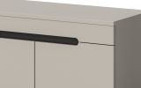 Garderobe Set 4-teilig Cooper in Kaschmir 160 cm, Soft-Close
