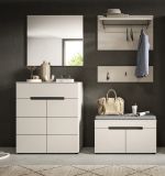Garderobe Set 5-teilig Cooper in Kaschmir 175 cm, Soft-Close