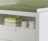 Babyzimmer Wickelkommode Zuzu in wei� Babym�bel Wickeltisch 96 x 111 cm