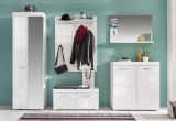 Garderobenschrank Schuhschrank Amanda wei� Hochglanz 62 x 195 cm