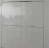 Highboard Kommode wei� Hochglanz Lack Italien Livorno3