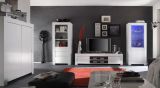 TV - Element Lowboard weiss Hochglanz Lack Livorno
