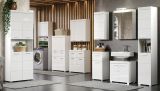 Bad H�ngeschrank Adamo in wei� Hochglanz Badschrank 73 x 77 cm
