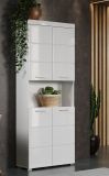 Badezimmer: Hochschrank Adamo in wei� Hochglanz 73 x 190 cm