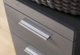 Badezimmer Hochschrank Adamo in grau Hochglanz 73 x 190 cm