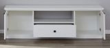 TV-Lowboard Milla in wei� Landhaus Fernsehtisch 140 x 49 cm