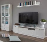 TV-Lowboard Milla in wei� matt, Landhausstil, 177 x 49 cm