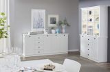 Sideboard Milla in wei�, 195 x 88 cm Kommode im Landhausstil