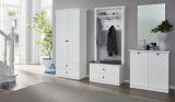 Garderobenschrank Milla in wei� Landhaus Flurgarderobe 81 x 196 cm