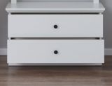 Garderobenbank Milla in wei� Landhaus Sitzbank 81 x 49 cm