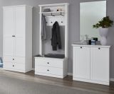 Kommode Milla in wei� 81 x 88 cm im Landhausstil als Schuhschrank