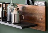 Wohnwand Foundry 4-teilig 340 cm in Used Wood Altholz und Matera grau mit LED Beleuchtung