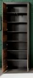 Garderoben Set Foundry 3-teilig in Old Used Wood mit grau (170 x 192 cm)