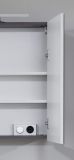Badezimmer Spiegelschrank Matrix in Sardegna grau Rauchsilber Badschrank 2-t�rig 60 x 67 cm