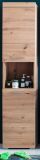 Badezimmer Hochschrank Adamo in Asteiche Badschrank 37 x 190 cm