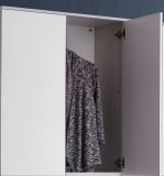 Garderobenschrank Reflect in wei� mit Spiegelt�ren - Schuhschrank 111 x 191 cm