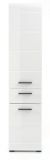 Badezimmer Hochschrank Clarito in wei� Hochglanz 30 x 182 cm