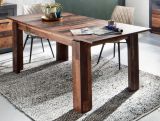 Esstisch Foundry in Used Wood Altholz Design, ausziehbar 160 - 200 cm