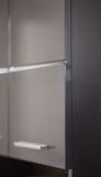 Bad H�ngeschrank Adamo in grau Hochglanz Badschrank 73 x 77 cm