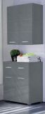 Bad H�ngeschrank Adamo in grau Hochglanz Badschrank 73 x 77 cm