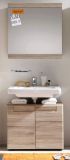 Badezimmer Spiegel Malea in Eiche San Remo hell Wandspiegel 65 x 70 cm