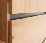 Highboard Malta in Artisan Eiche und Anthrazit im Industrie Look 120 x 140 cm