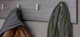 Garderobenleiste Matrix in Sardegna grau Rauchsilber Flur Wandgarderobe 80 x 21 cm