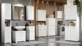 Badezimmer Unterschrank Adamo wei� Hochglanz Badschrank 37 x 79 cm