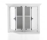 Garderobe Hooge in Pinie wei� Landhaus Garderobenkombination 3-tlg. mit Schuh- / Garderobenschrank und Kommode