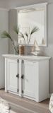 Kommode Hooge in Pinie wei� Landhaus 105 x 90 cm