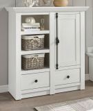 Kommode Hooge in Pinie wei� Landhaus 105 x 115 cm