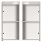 Badezimmer H�ngeschrank Adamo in wei� Hochglanz 37 x 77 cm