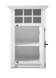 Kommode Hooge in Pinie wei� Landhaus mit Weinregal 63 x 100 cm