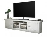 TV-Lowboard Hooge in Pinie wei� Landhaus TV-Unterteil 194 x 51 cm